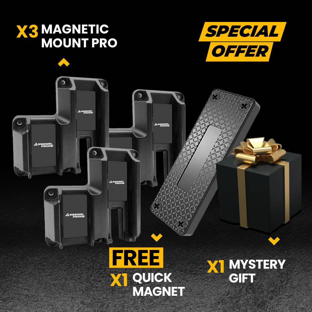 Buy 3 Magnetic Mount Pro & Get 1 Quick Magnet Free - Arsenal Prime USA